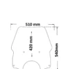 Cupolino Isotta Alto Husqvarna Norden 901 2022 Trasparente