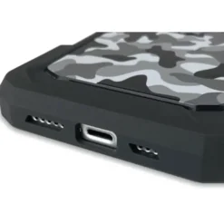 Custodia Adatta Per iPhone 12/12 Pro Con Supporto Cube X-Guard Mimetica