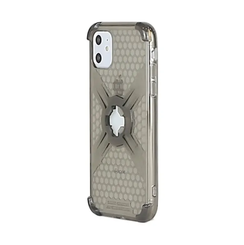 Custodia Adatta per iPhone 11/XR Con Supporto Cube X-Guard Grigio Chiaro