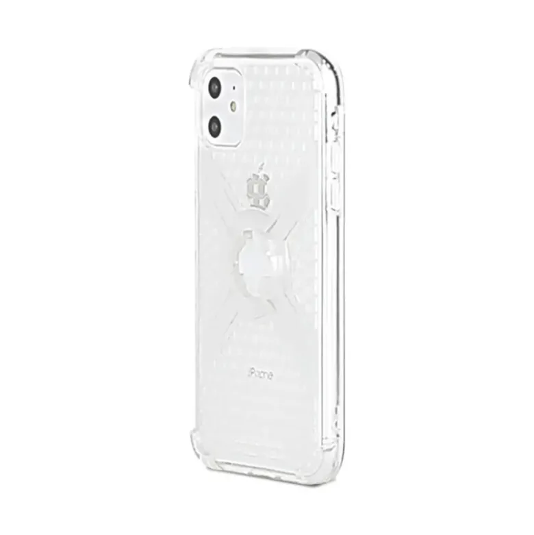 Custodia Adatta per iPhone 11/XR Con Supporto Cube X-Guard Trasparente