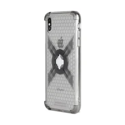 Custodia Adatta per iPhone XS Max Con Supporto Cube X-Guard Grigio Chiaro