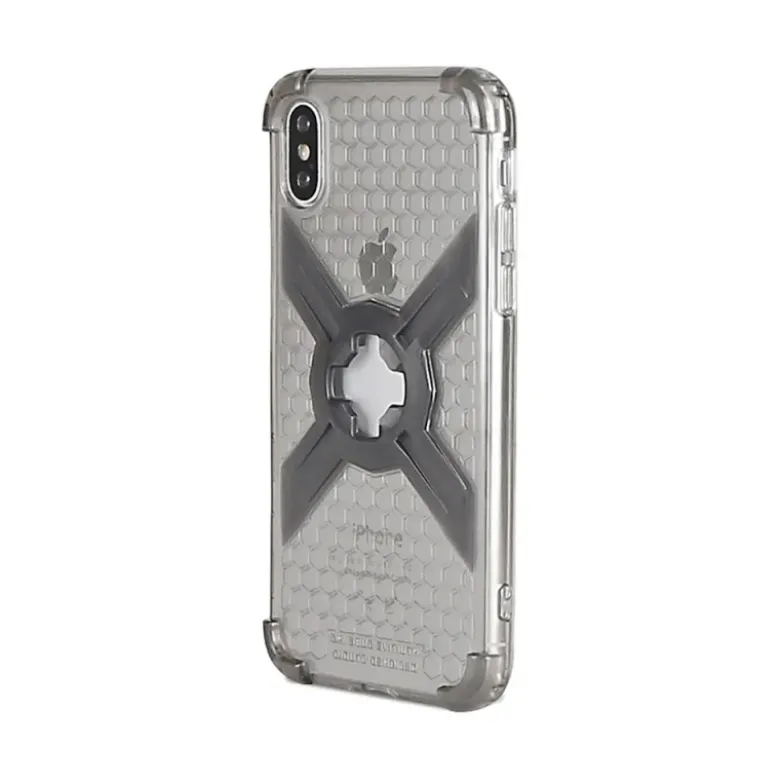 Custodia Adatta per iPhone X/XS Con Supporto Cube X-Guard Grigio Chiaro