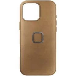 Custodia Peak Design Everyday Fabric Case iPhone 16 Pro Max Pelle Tan