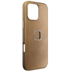 Custodia Peak Design Everyday Fabric Case iPhone 16 Pro Max Pelle Tan