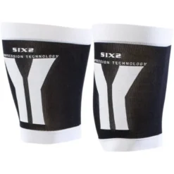 Fascia Coscia Compressiva Sixs QUAD Nero Bianco