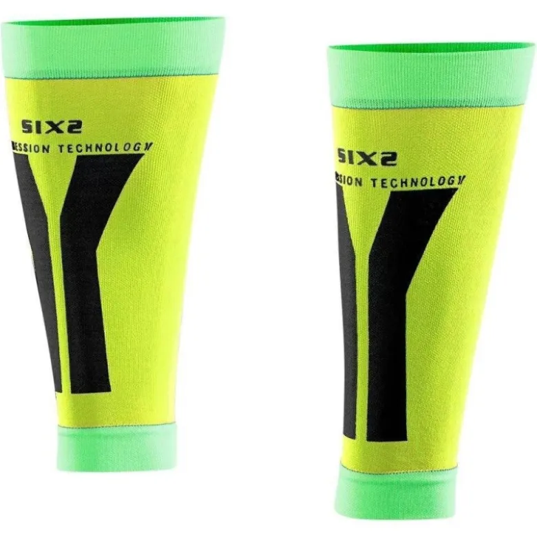 Fascia Polpaccio Compressiva Sixs CALF Giallo Verde