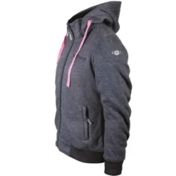 Felpa Donna In Tessuto Harisson Patriot Anthracite Rosa