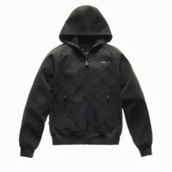 Felpa In Tessuto Blauer Easy Man Open Hoody Carp Grigio Antracite