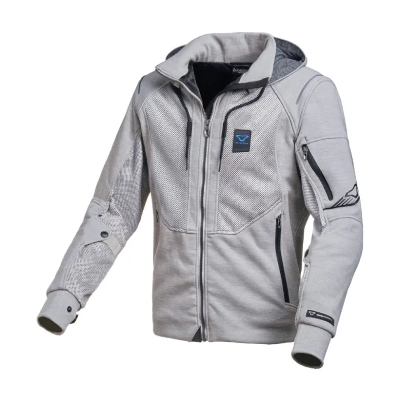 Felpa In Tessuto Macna Breeze Grigio Chiaro