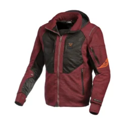 Felpa In Tessuto Macna Breeze Rosso Nero