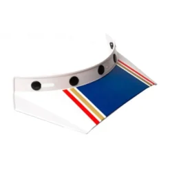 Frontino Bell Malibu Blu Bianco Per Caschi Moto-3
