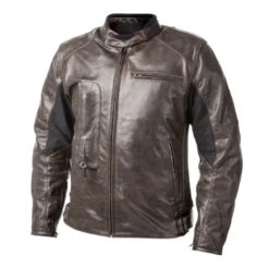 Giacca Airbag In Pelle Per Moto Helite Roadster Marrone