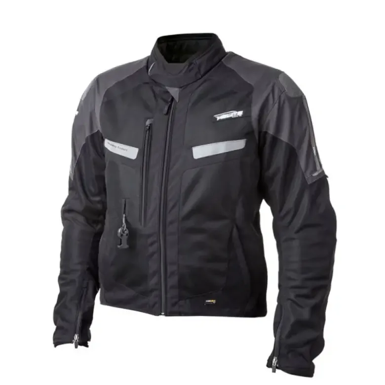 Giacca Airbag In Tessuto Per Moto Helite Vented Nero Grigio