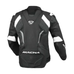 Giacca Donna In Pelle Macna Blitz Nero Bianco