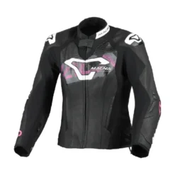 Giacca Donna In Pelle Macna Blitz Nero Rosa