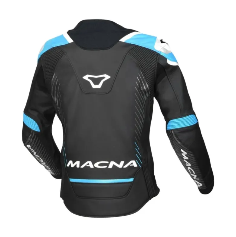 Giacca Donna In Pelle Macna Tronniq Nero Blu