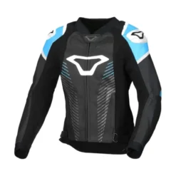 Giacca Donna In Pelle Macna Tronniq Nero Blu