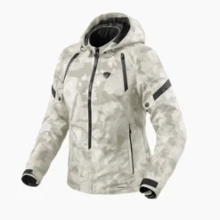 Giacca Donna In Tessuto Flare 3 H2O Ladies Camo Grigio Bianco