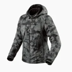 Giacca Donna In Tessuto Flare 3 H2O Ladies Camo Grigio Scuro