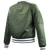 Giacca Donna In Tessuto Ls2 Brighton Verde Oliva