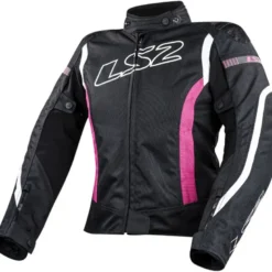Giacca Donna in Tessuto Ls2 Gate Nero Rosa