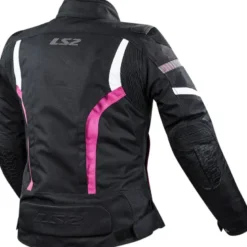 Giacca Donna in Tessuto Ls2 Gate Nero Rosa