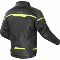 Giacca Donna In Tessuto LS2 Riva Nero Neon Giallo