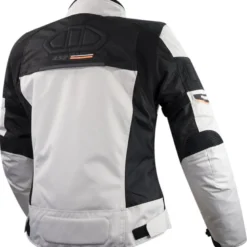 Giacca Donna in Tessuto Ls2 Shadow Grigio Chiaro Nero Arancio