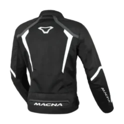Giacca Donna in Tessuto Macna Grisca Nero Bianco