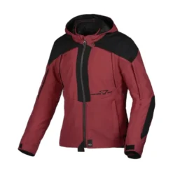 Giacca Donna In Tessuto Macna Territor Rosso Nero