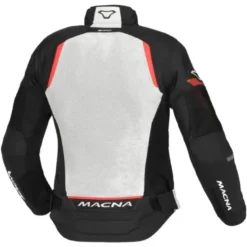 Giacca Donna In Tessuto Macna Tondo Grigio Rosso