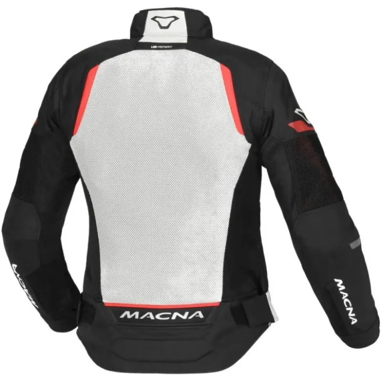 Giacca Donna In Tessuto Macna Tondo Grigio Rosso