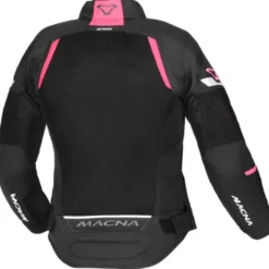 Giacca Donna In Tessuto Macna Tondo Nero Rosa