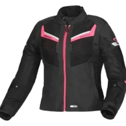Giacca Donna In Tessuto Macna Tondo Nero Rosa
