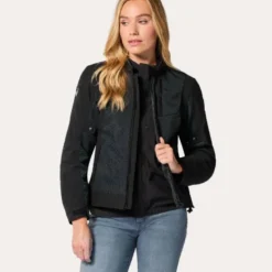 Giacca Donna In Tessuto Revit Highcrest H2O Nero