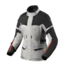 Giacca Donna In Tessuto Revit Outback 4 H2O Argento Nero