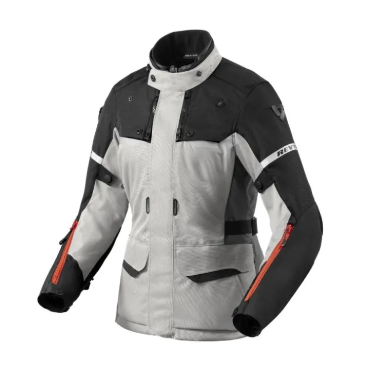 Giacca Donna In Tessuto Revit Outback 4 H2O Argento Nero