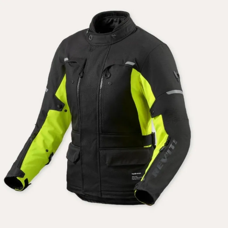 Giacca Donna In Tessuto Revit Outback 5 H2O Nero Giallo Neon