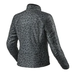 Giacca Donna In Tessuto Revit Shade H2O Leopardo Grigio Scuro