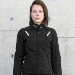 Giacca Donna in Tessuto Spidi Ellabike Nero