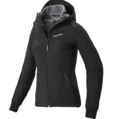 Giacca Donna in Tessuto Spidi Hoodie Armor Lady Nero