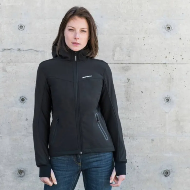 Giacca Donna in Tessuto Spidi Hoodie Armor Lady Nero