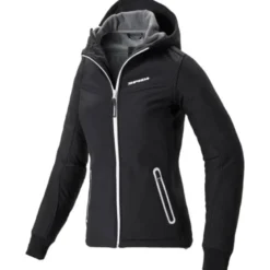 Giacca Donna in Tessuto Spidi Hoodie Armor Lady Nero Bianco