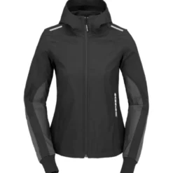 Giacca Donna in Tessuto Spidi Hoodie Armor Light Lady Nero