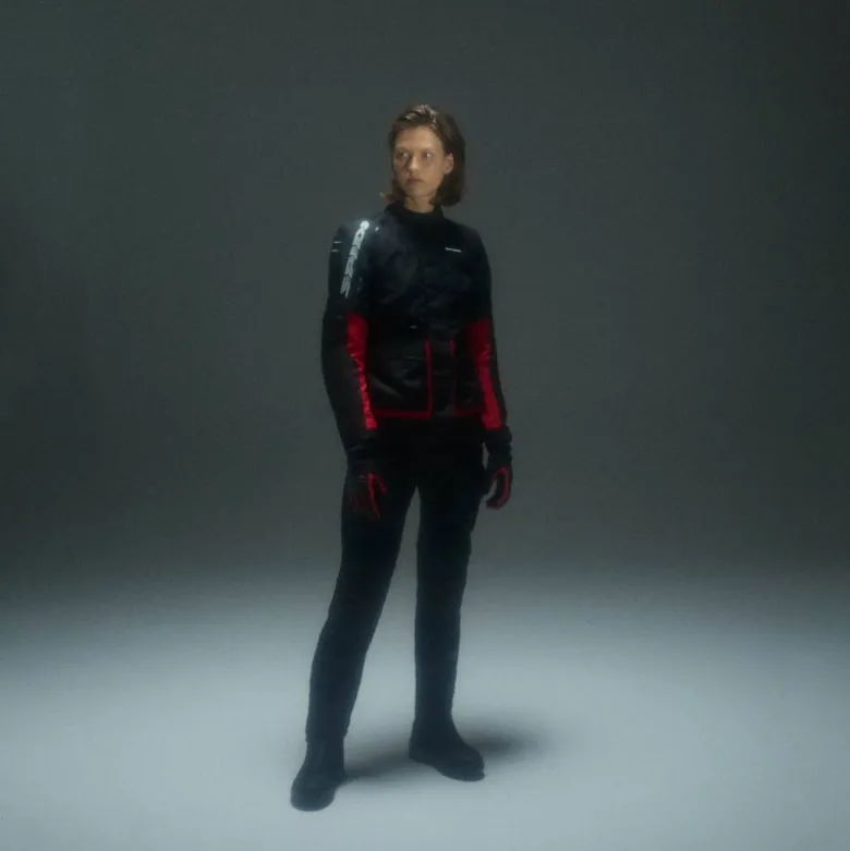 Giacca Donna In Tessuto Spidi Ridemaster Lady Rosso