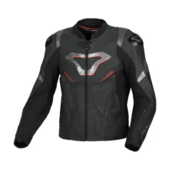 Giacca In Pelle Macna Pointer Nero Rosso