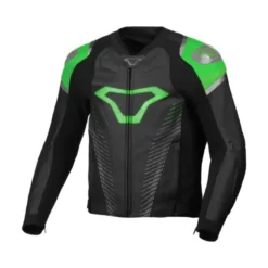 Giacca In Pelle Macna Tronniq Nero Verde