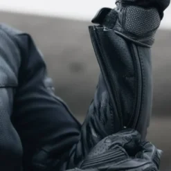 Giacca In Pelle Rebelhorn Vandal Mesh Motorcycle Nero