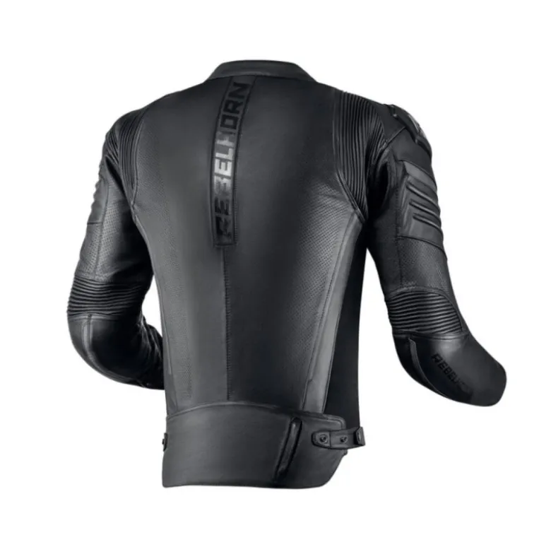 Giacca In Pelle Rebelhorn Vandal Mesh Motorcycle Nero