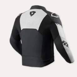 Giacca In Pelle Revit  Argon 3 Nero Bianco